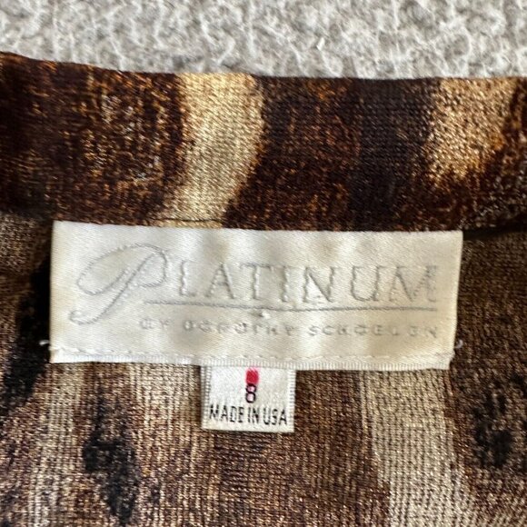 Vintage Dorothy Schoelen Jacket Blazer Artsy Boho Animal Print - Picture 13 of 16